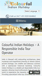 Mobile Screenshot of colourfulindianholidays.com